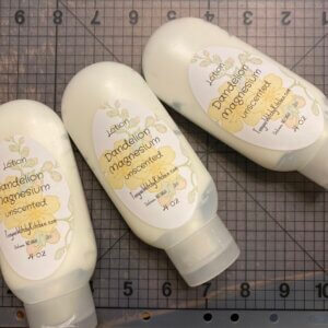 Dandelion-Magnesium Lotion